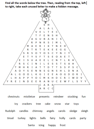 Tree word search